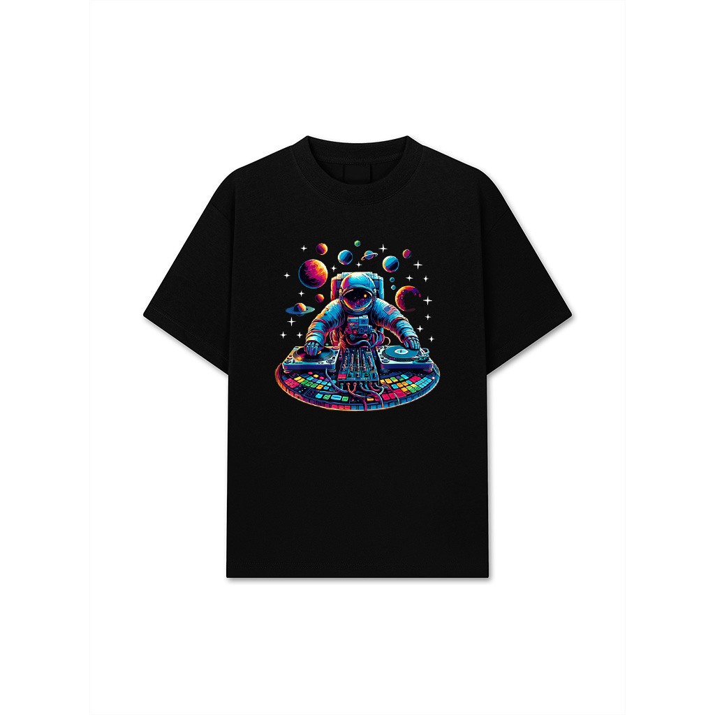 Astronaut DJ Planets Djing In Space T-Shirt