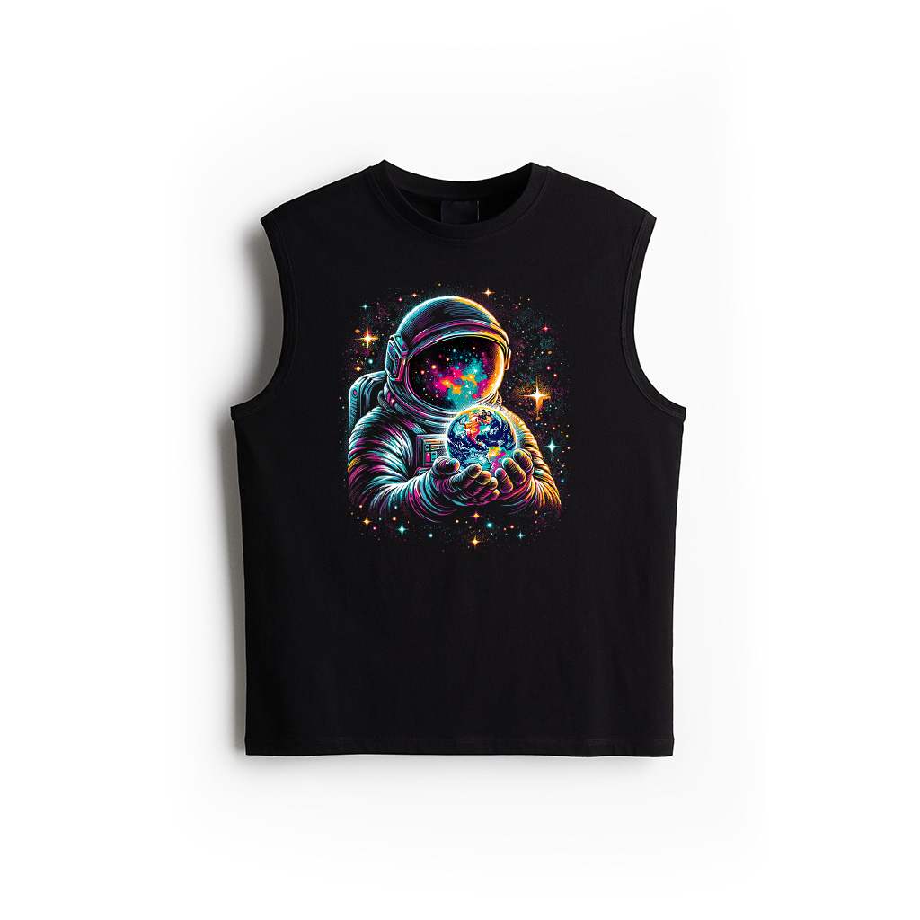 Astronaut Planets Astronaut Science Space Tank Top
