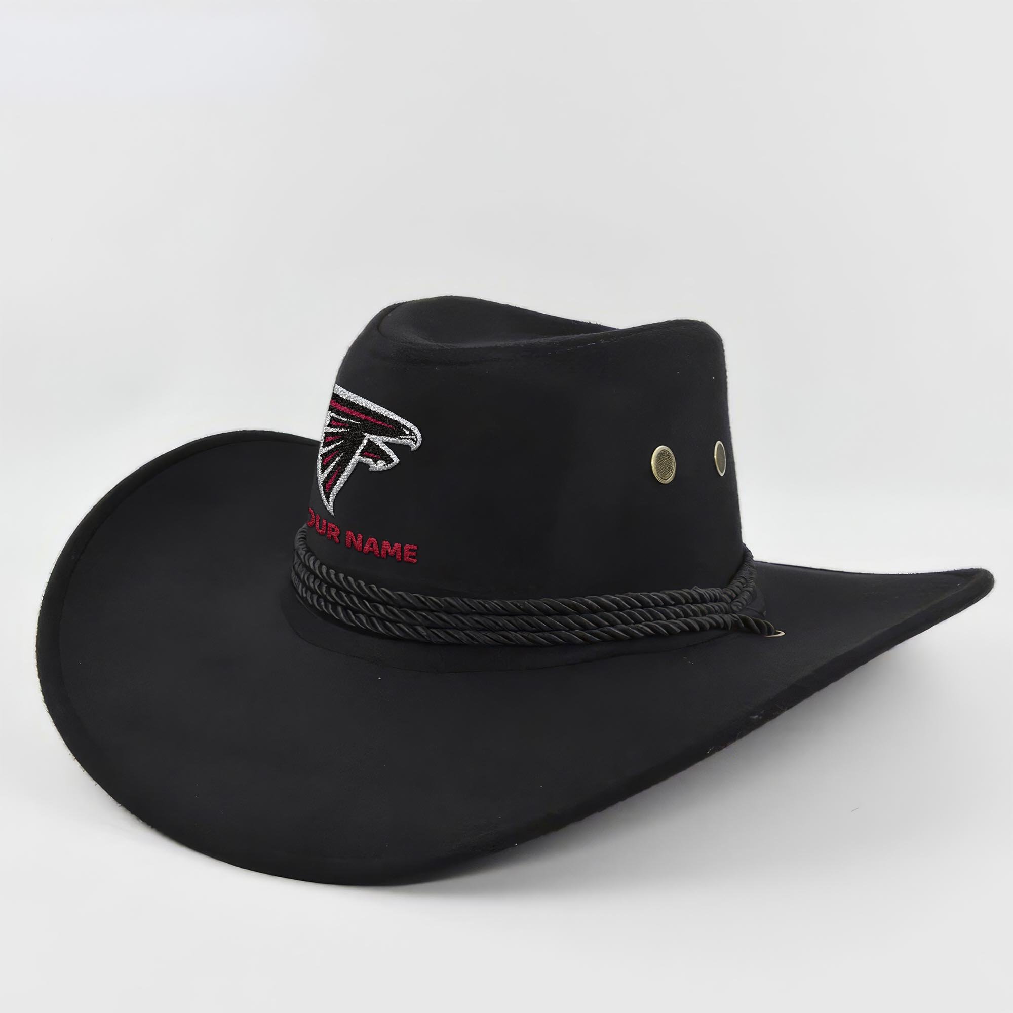 Atlanta Falcons Cowboy Hat Custom Your Name, Gifts For Fan