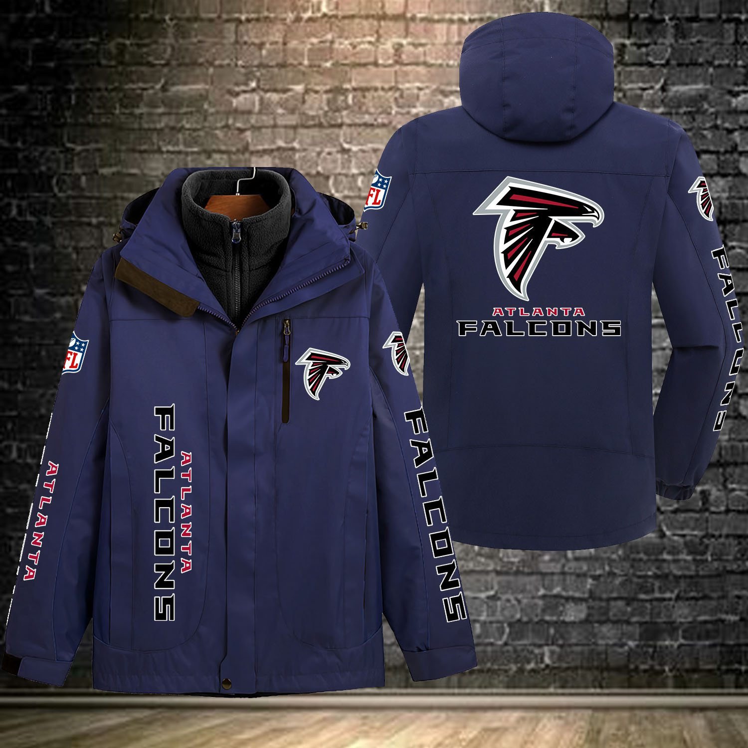 Atlanta Falcons NFL Personalized Windbreaker Jacket For Fan