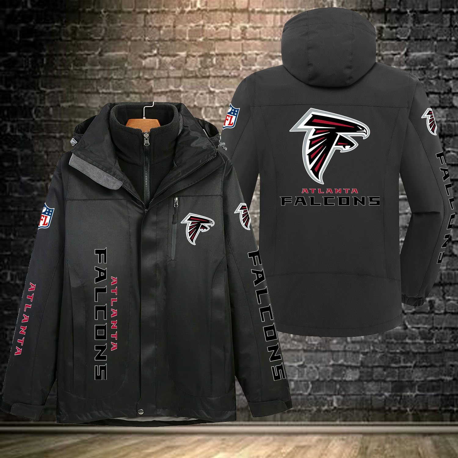 Atlanta Falcons NFL Personalized Windbreaker Jacket For Fan