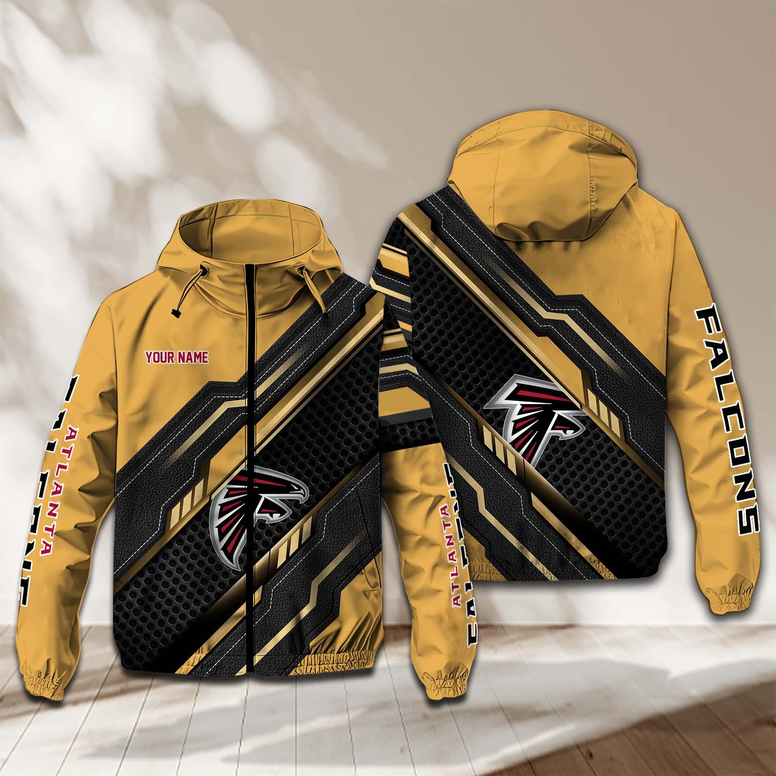 Atlanta Falcons NFL Personalized Windbreaker Jacket For Fan