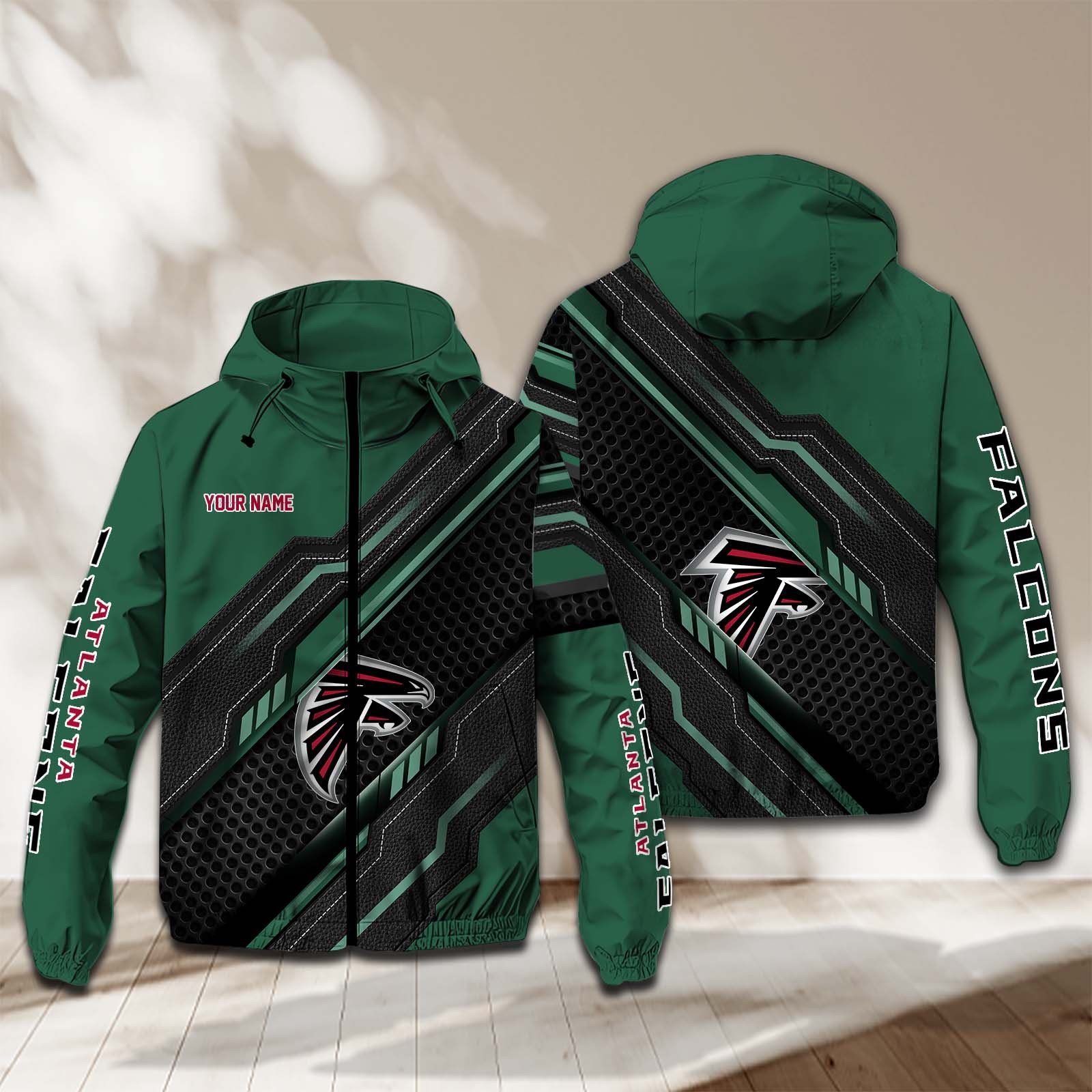 Atlanta Falcons NFL Personalized Windbreaker Jacket For Fan