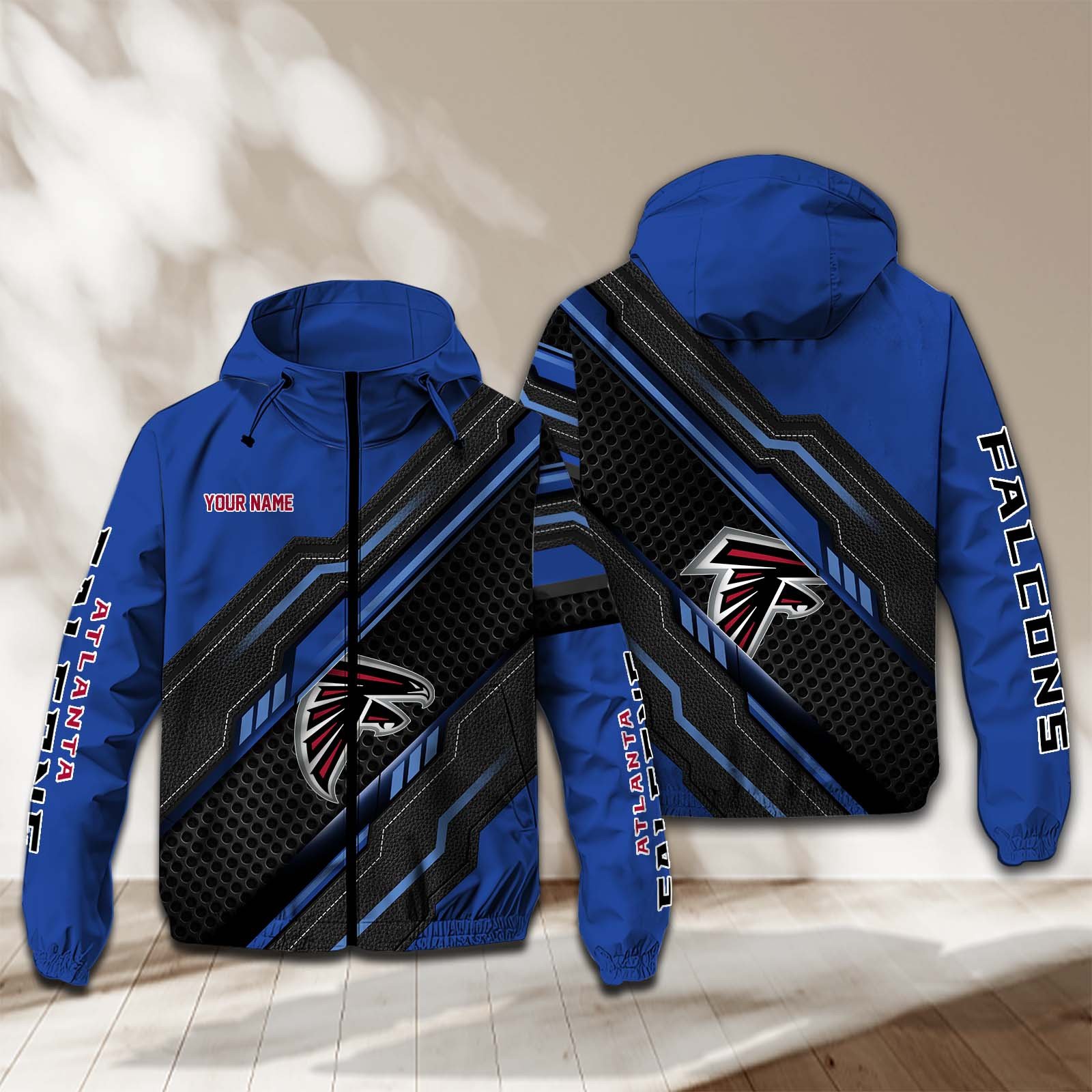 Atlanta Falcons NFL Personalized Windbreaker Jacket For Fan
