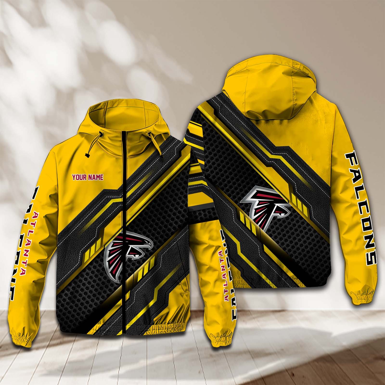 Atlanta Falcons NFL Personalized Windbreaker Jacket For Fan