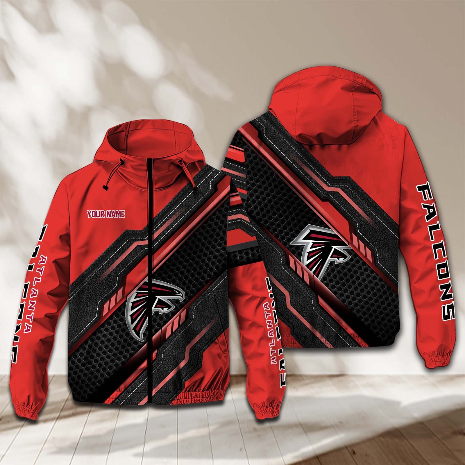 Atlanta Falcons NFL Personalized Windbreaker Jacket For Fan