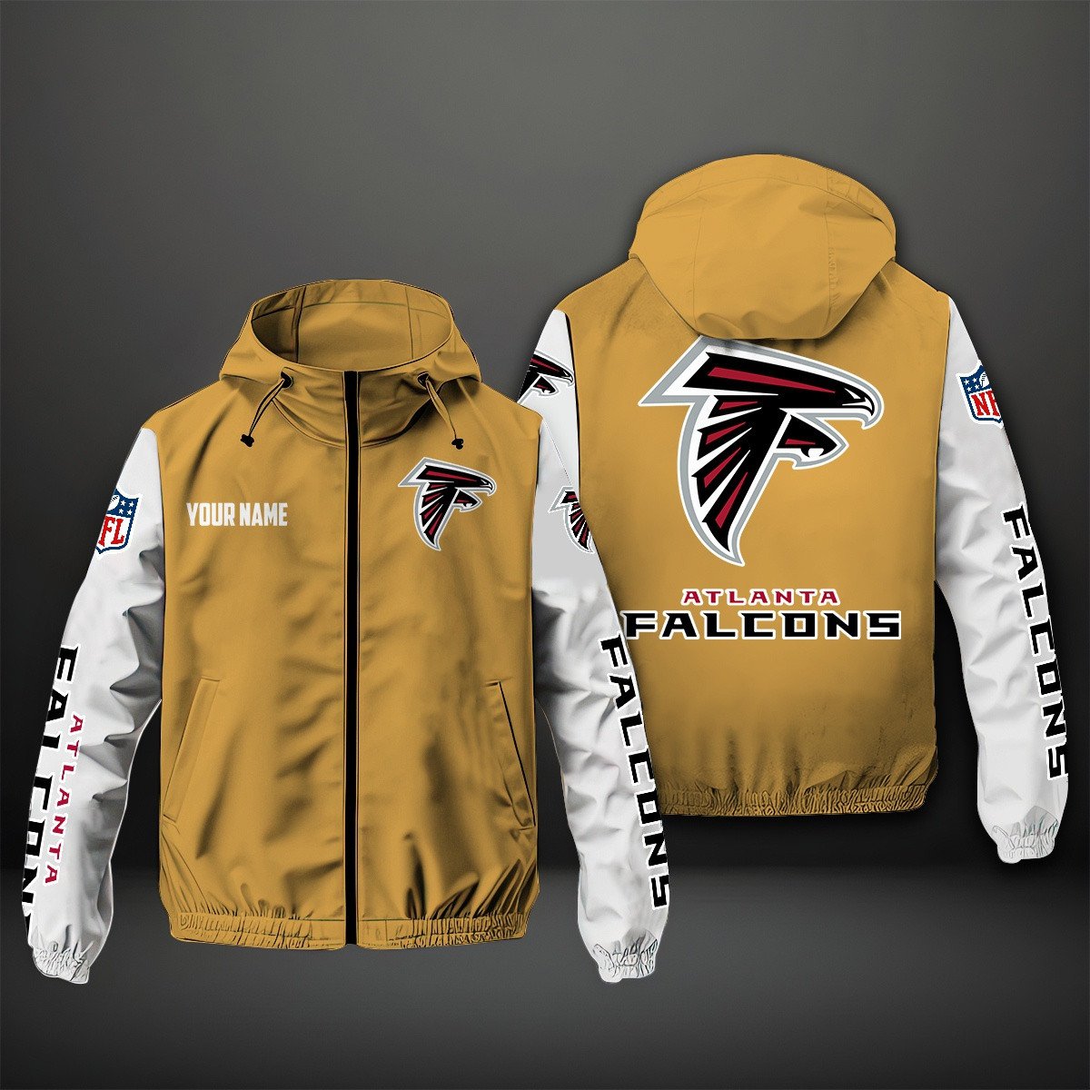 Atlanta Falcons NFL Personalized Windbreaker Jacket For Fan