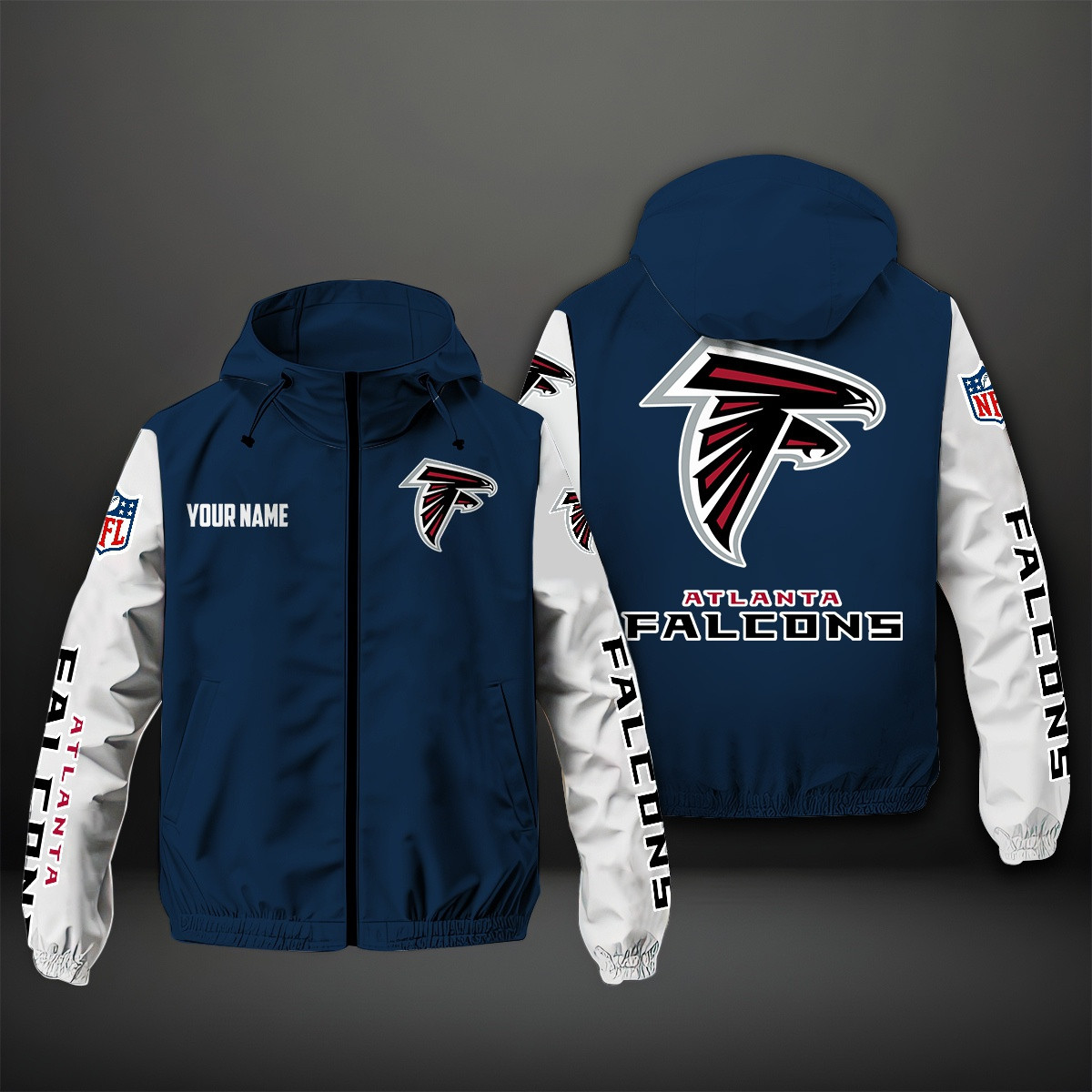 Atlanta Falcons NFL Personalized Windbreaker Jacket For Fan