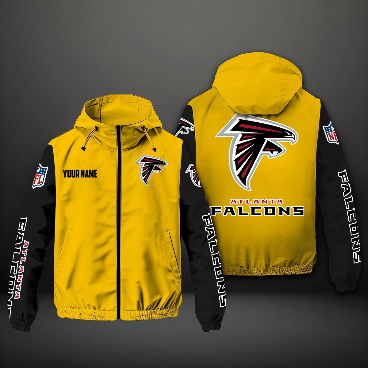 Atlanta Falcons NFL Personalized Windbreaker Jacket For Fan