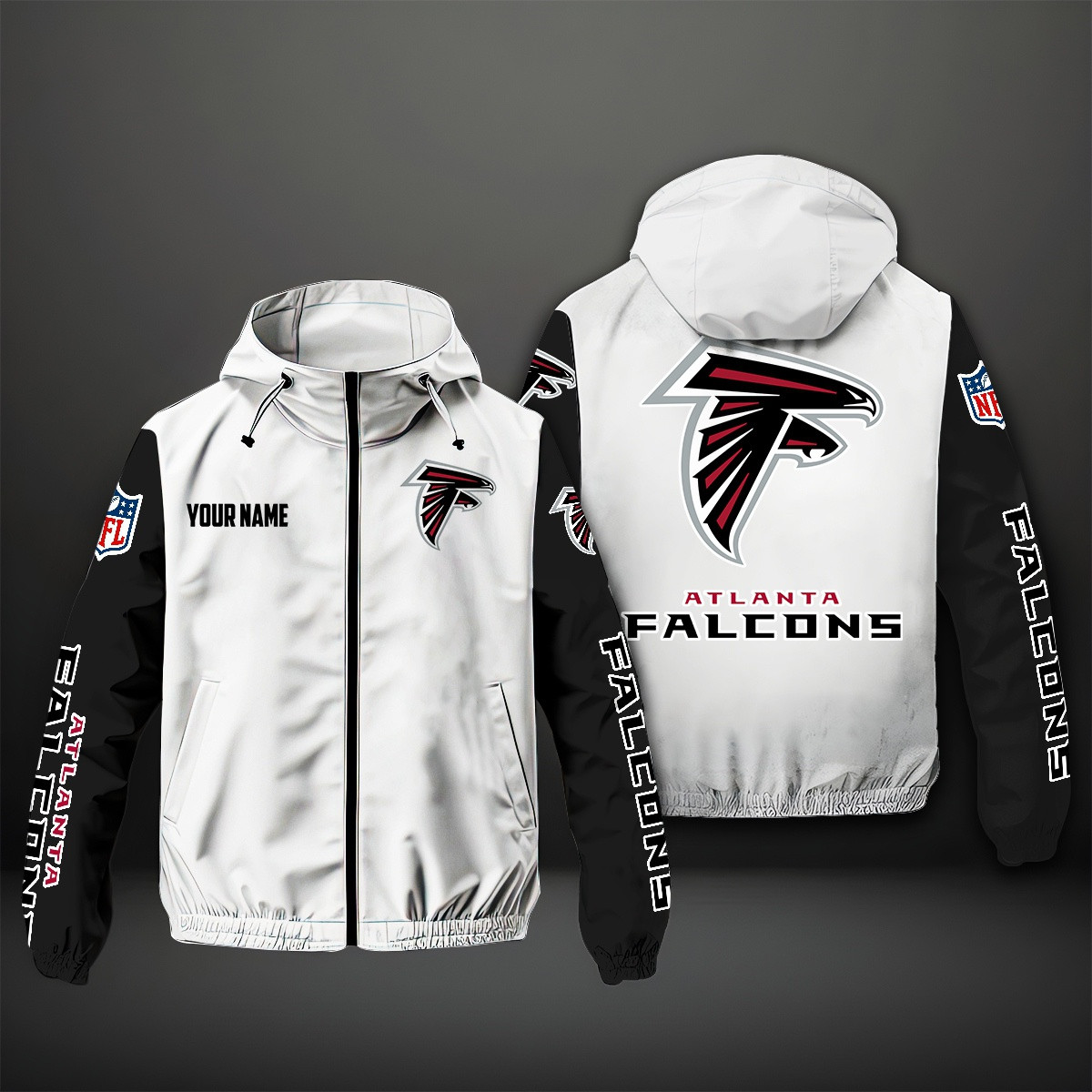 Atlanta Falcons NFL Personalized Windbreaker Jacket For Fan