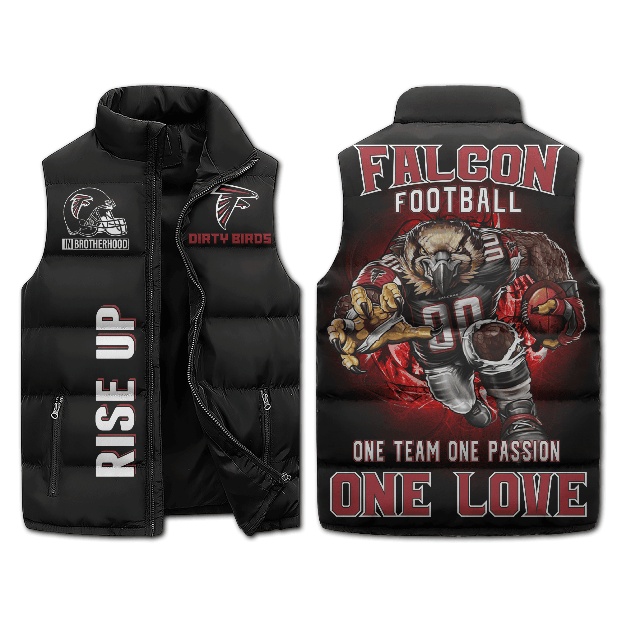 Atlanta Falcons NFL Sleeveless Puffer Jacket