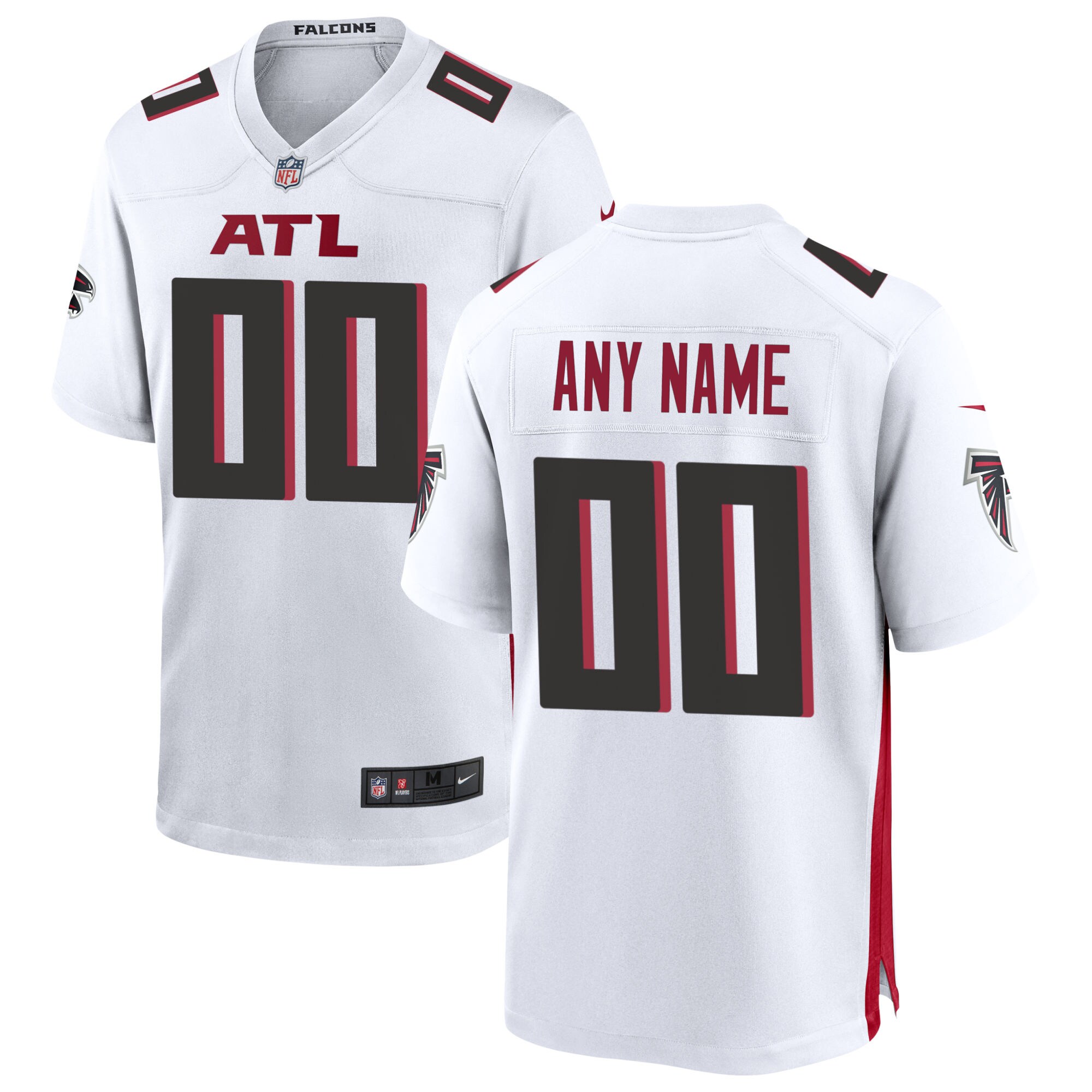Atlanta Falcons Nike Custom Game Jersey   White