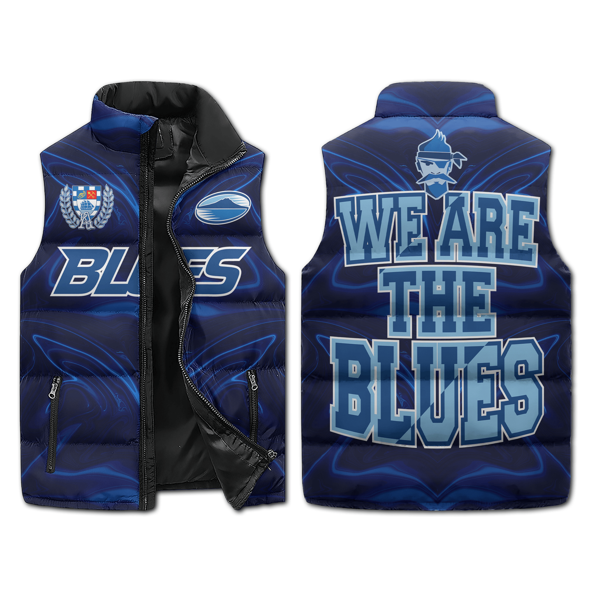 Auckland Rugby Sleeveless Puffer Jacket