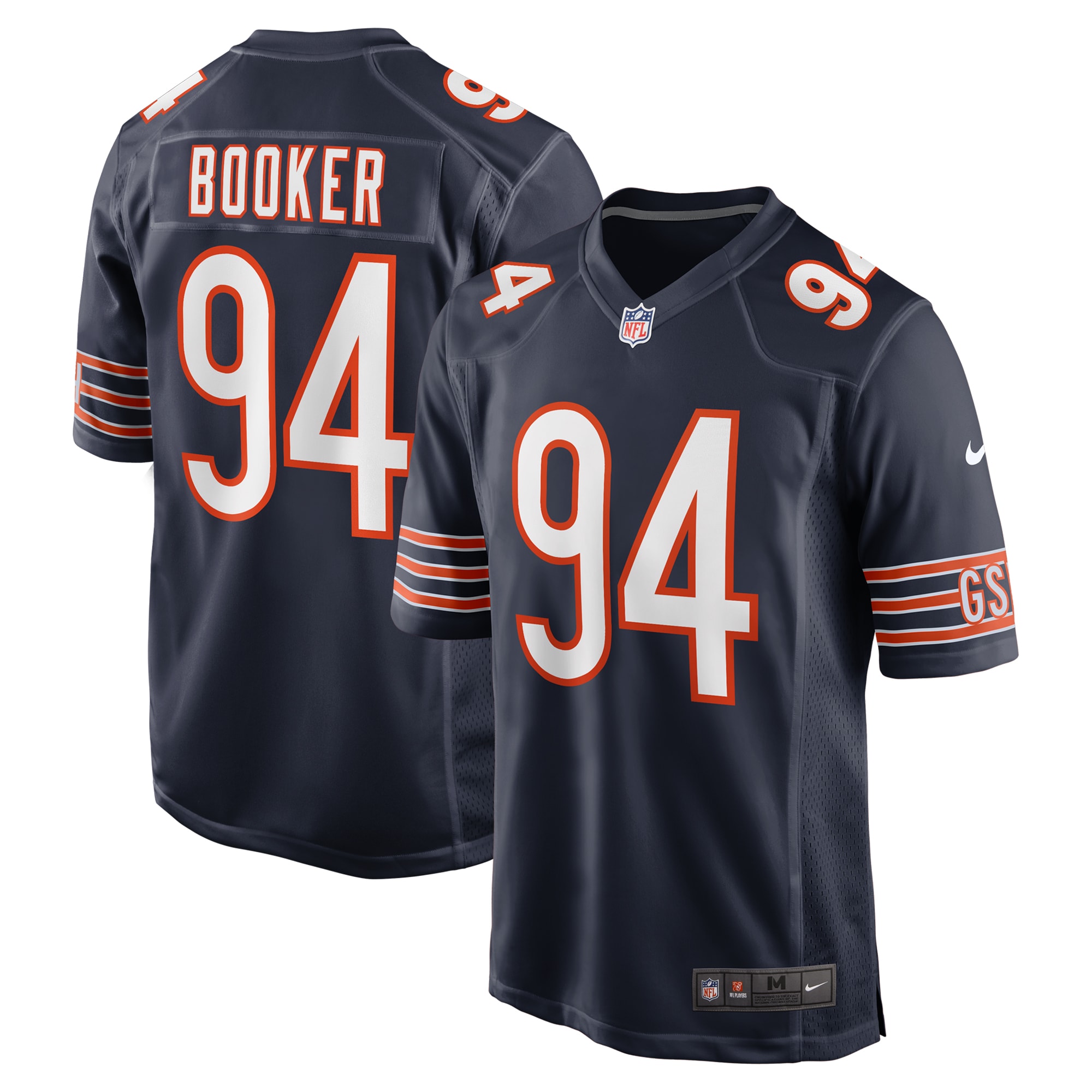 Austin Booker Chicago Bears Nike Game Jersey   Navy