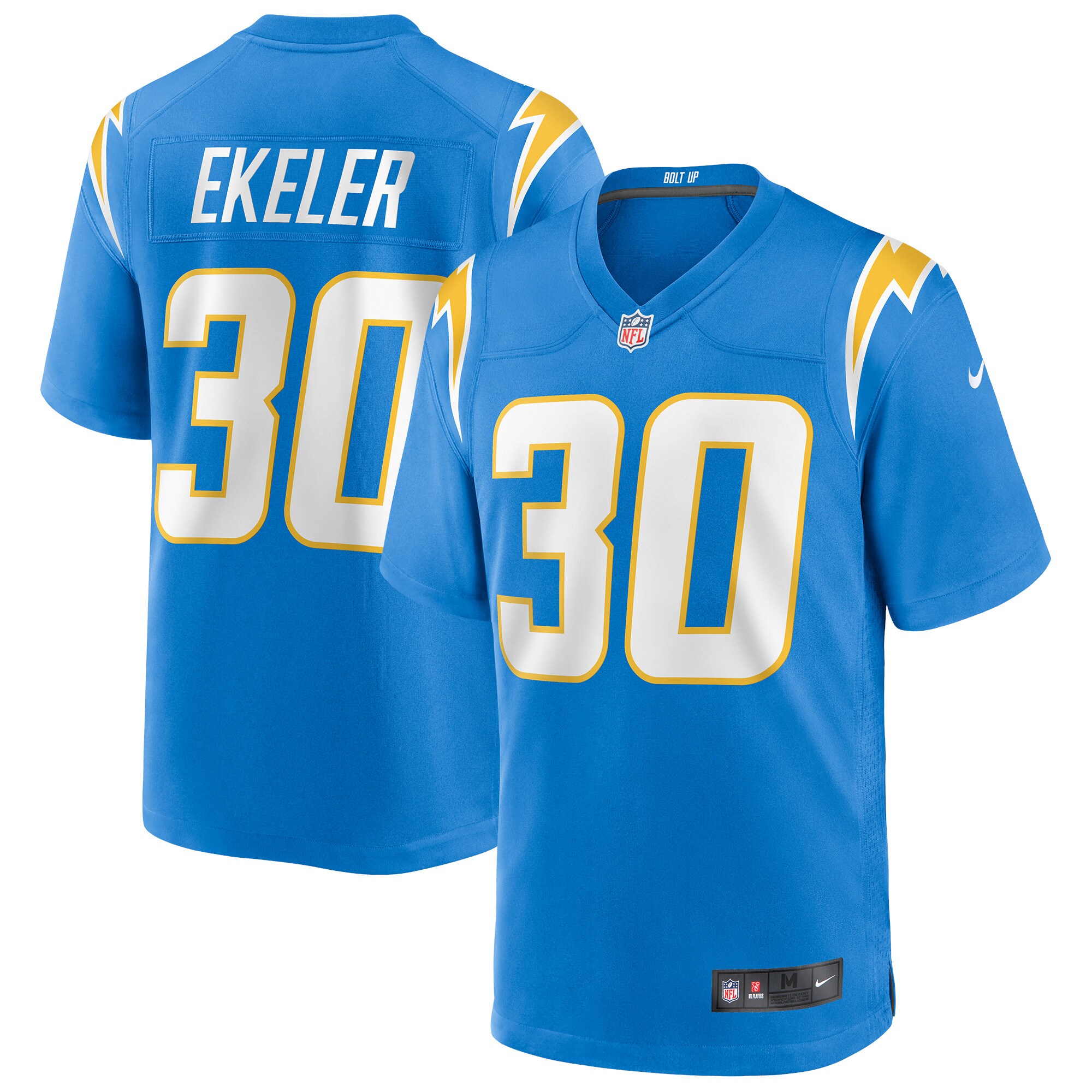 Austin Ekeler Los Angeles Chargers Nike Game Player Jersey   Powder Blue