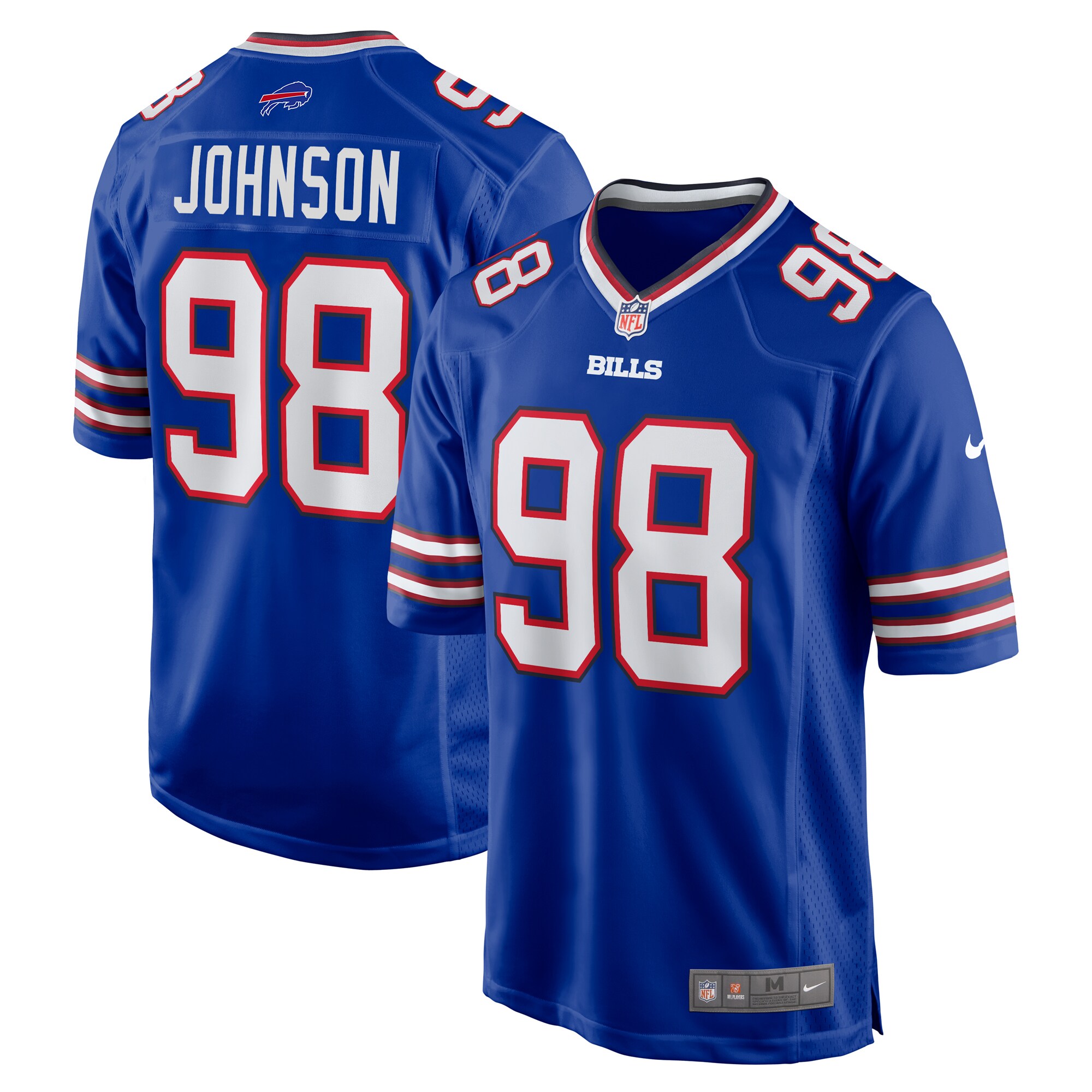 Austin Johnson Buffalo Bills Nike Game Jersey   Royal