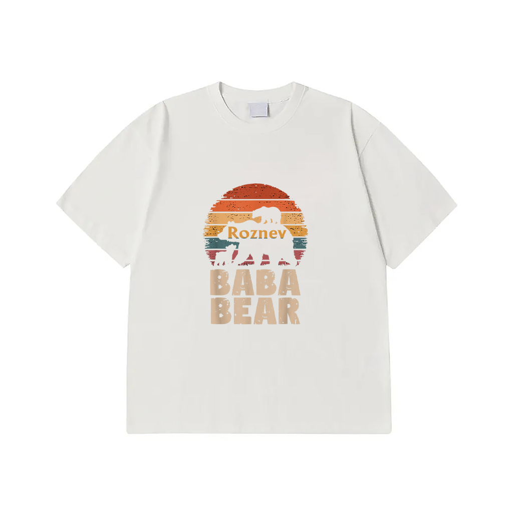 Baba Bear Vintage Retro Funny Father's Day 2 Cubs T-Shirt,New Arrivals Baba Bear Vintage Retro Funny Father's Day 2 Cubs T-Shirt New Arrivals