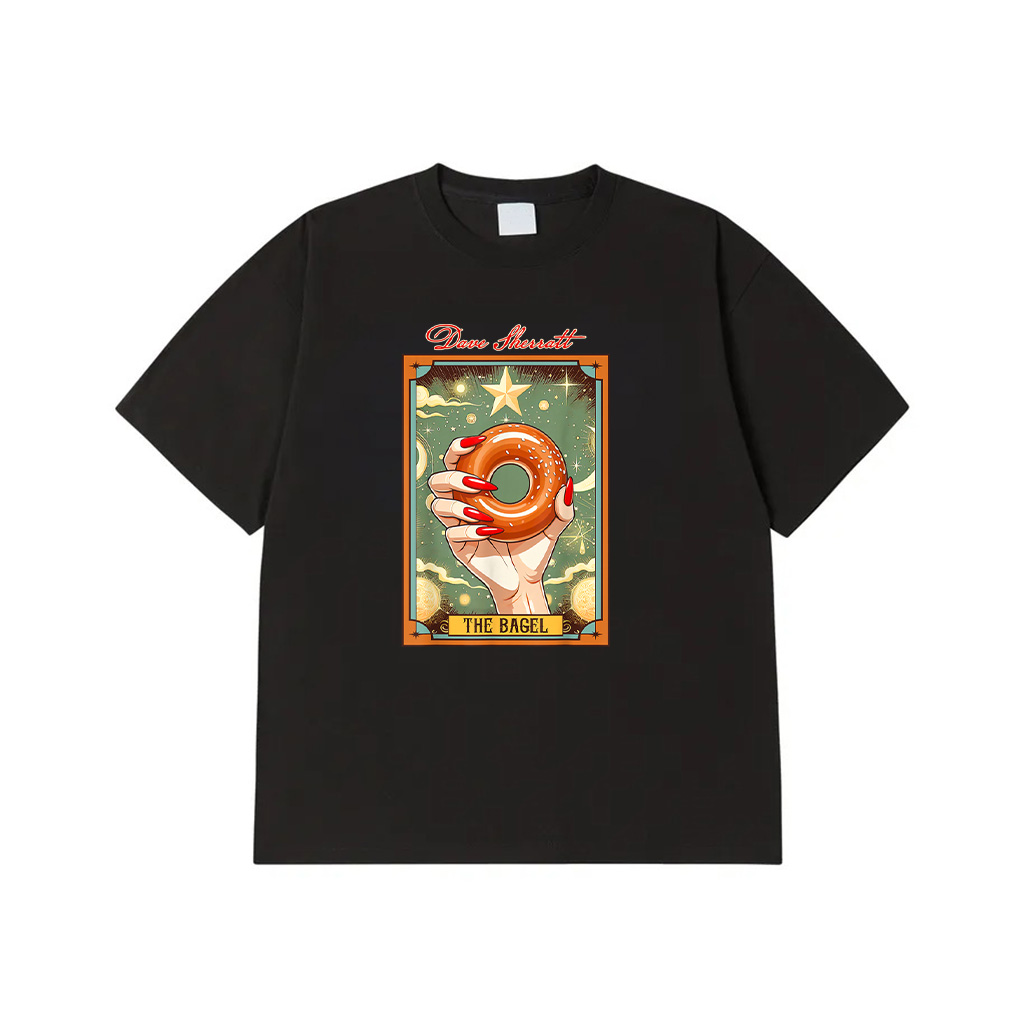 Bagel Lover Breakfast Foodie Bagel The Bagel Tarot Card T-Shirt