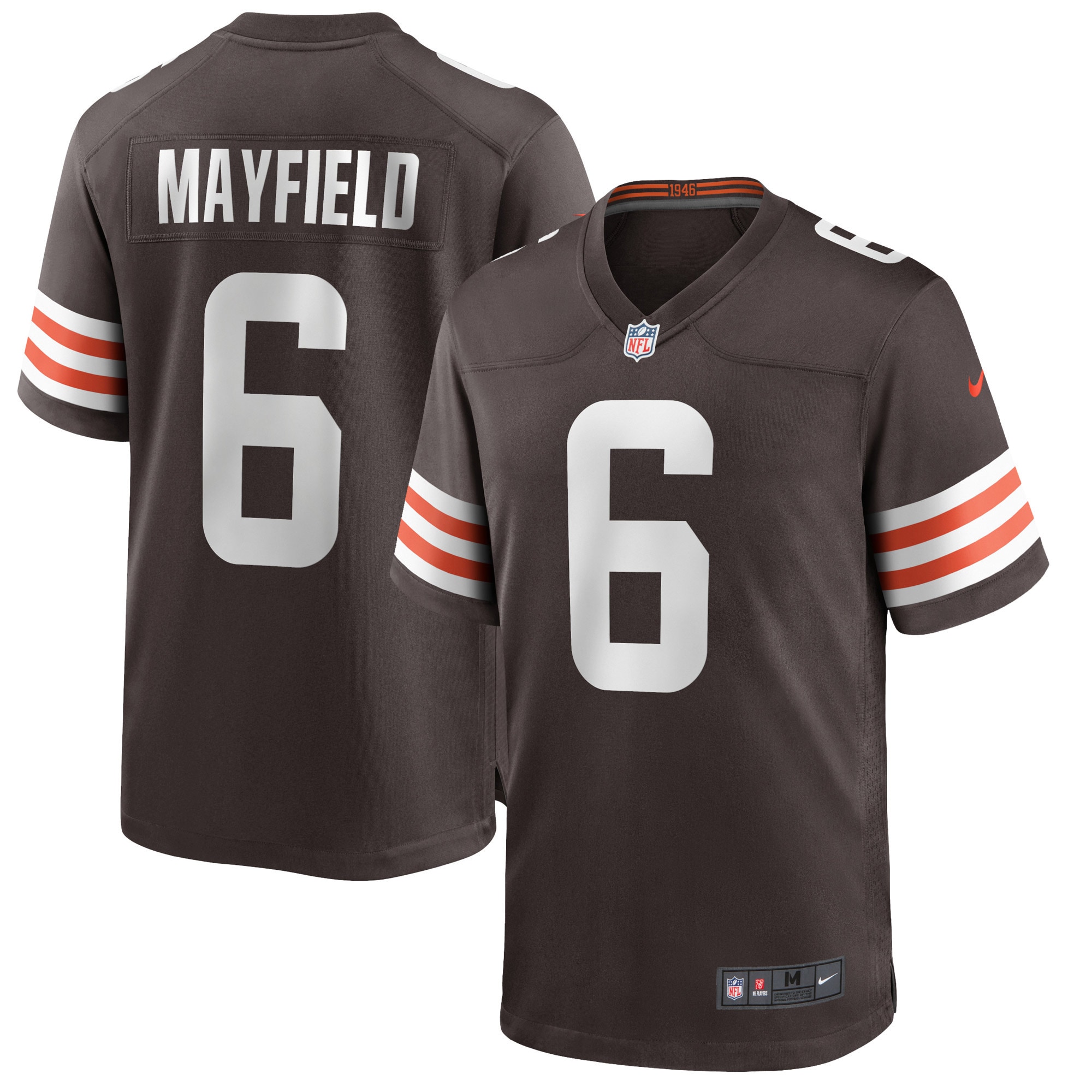 Baker Mayfield Cleveland Browns Nike Game Player Jersey   Brown