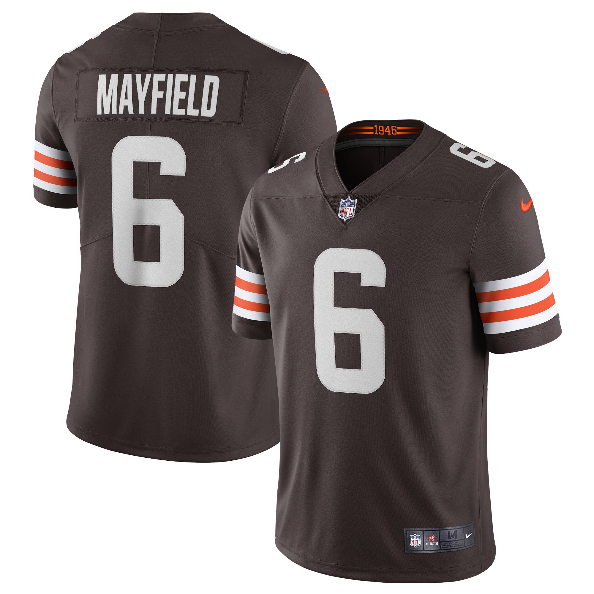 Baker Mayfield Cleveland Browns Nike Vapor Limited Player Jersey   Brown