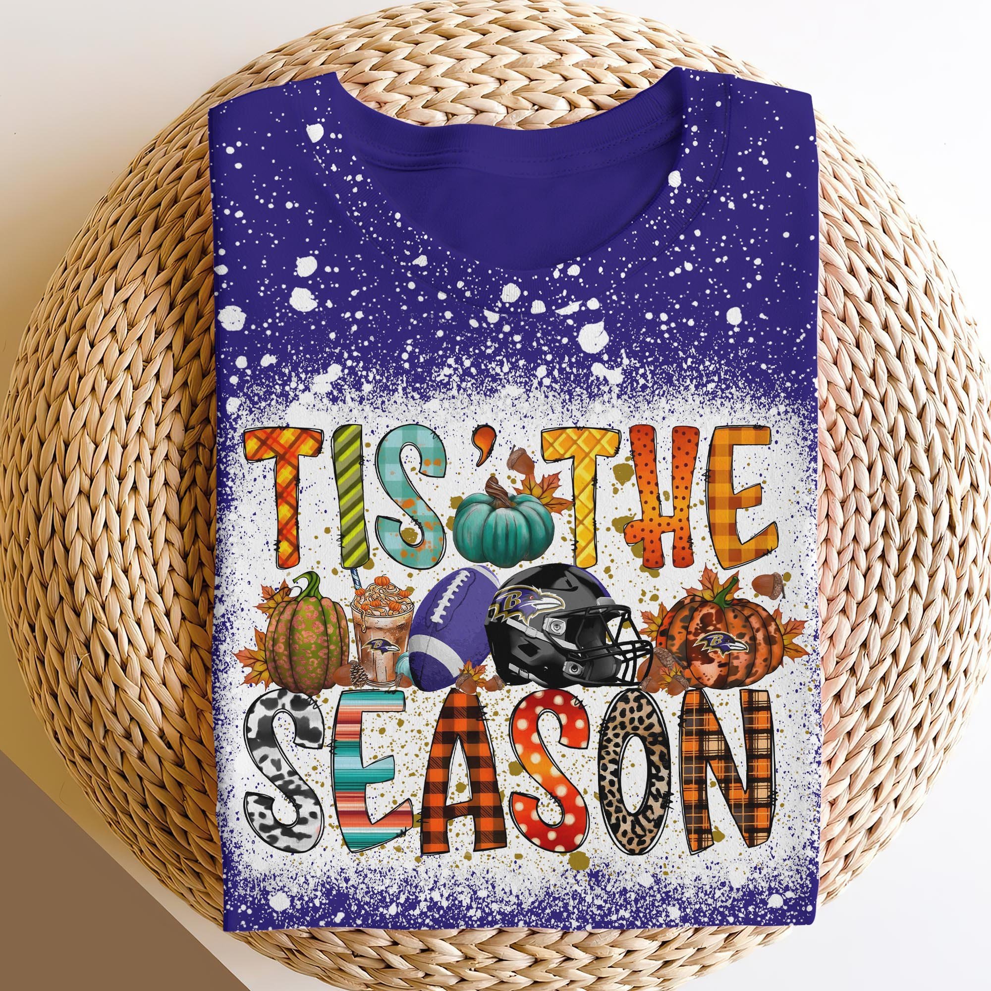 Baltimore Ravens 3D Shirts, Tis The Season Shirts, Sport Shirts For Fan