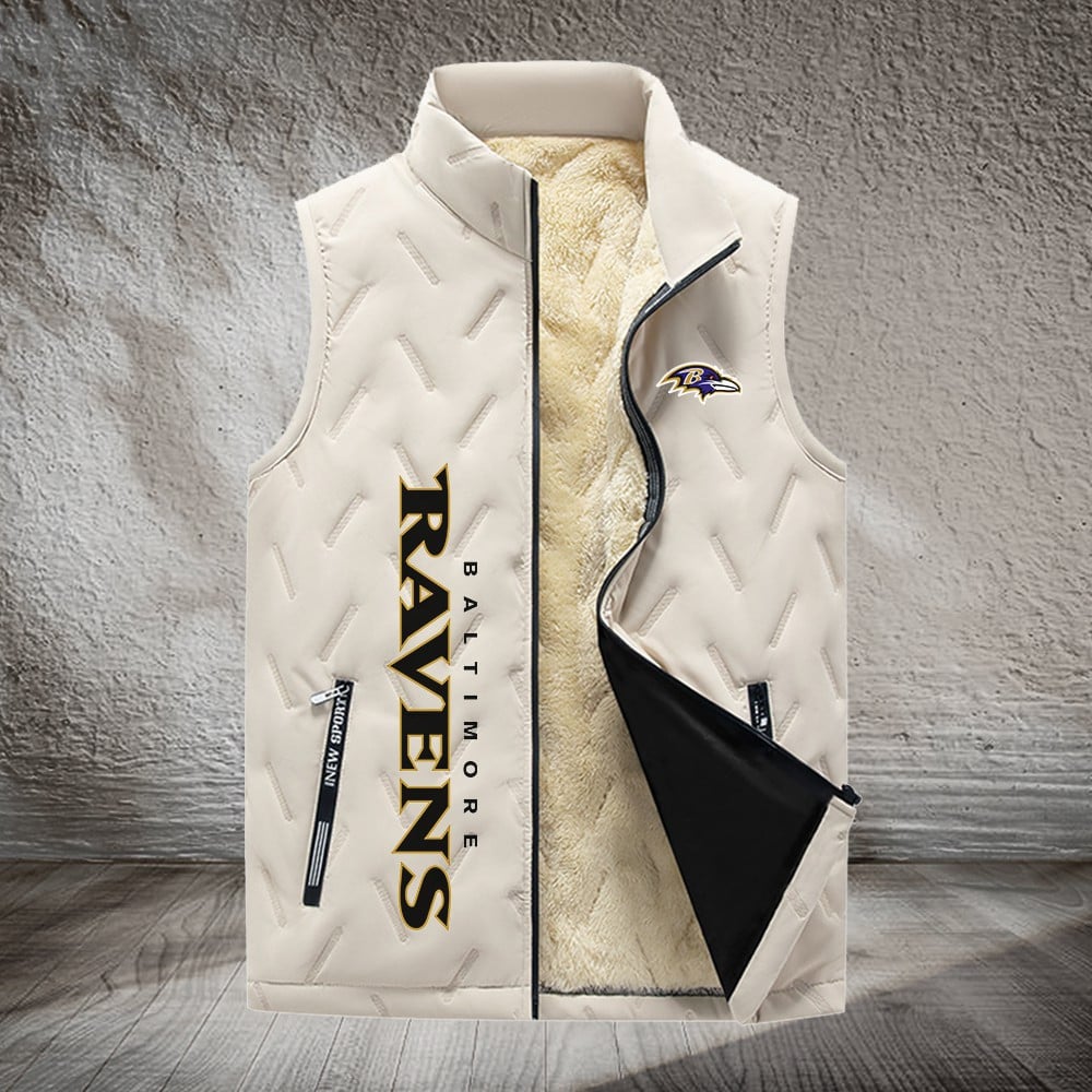 Baltimore Ravens NFL Personalized Puffer Jacket For Fan