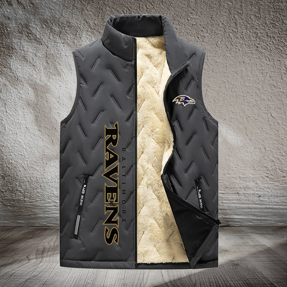 Baltimore Ravens NFL Personalized Puffer Jacket For Fan