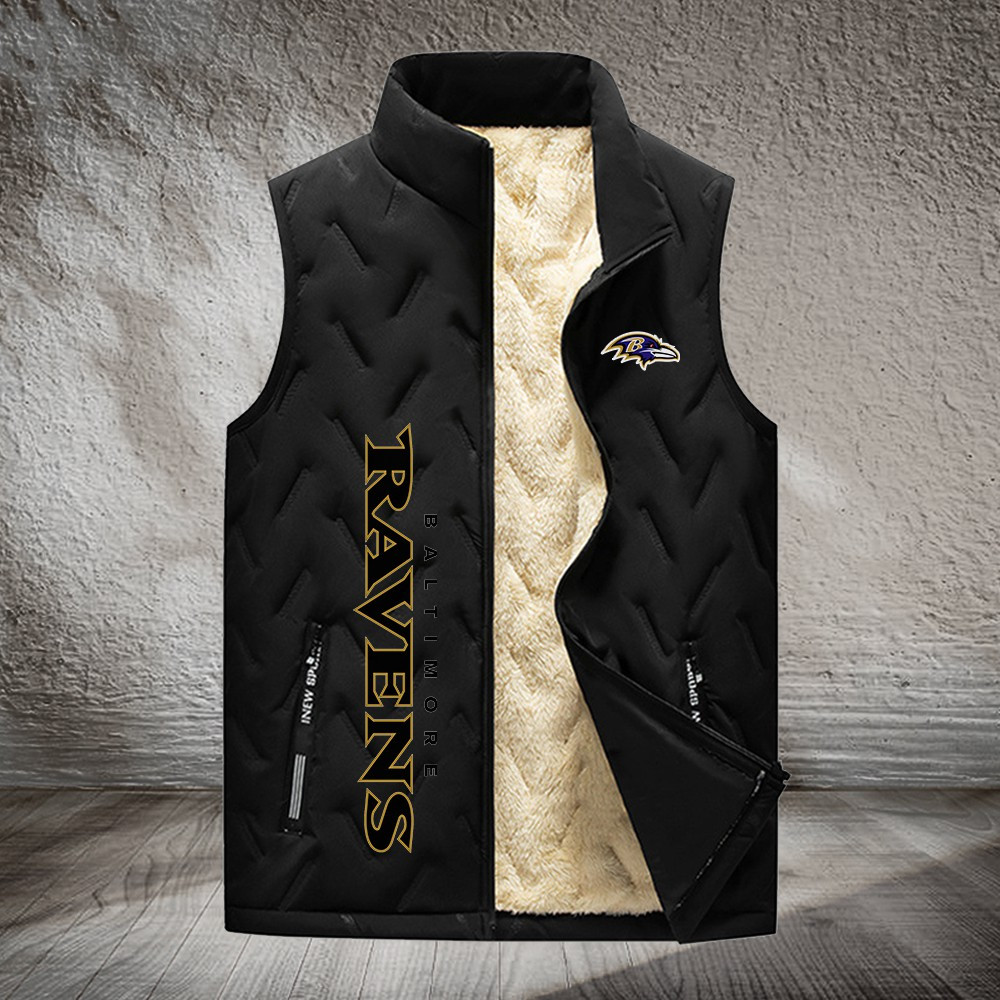 Baltimore Ravens NFL Personalized Puffer Jacket For Fan