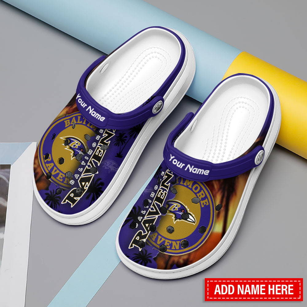 Baltimore Ravens Personalized Limited Clog BG175