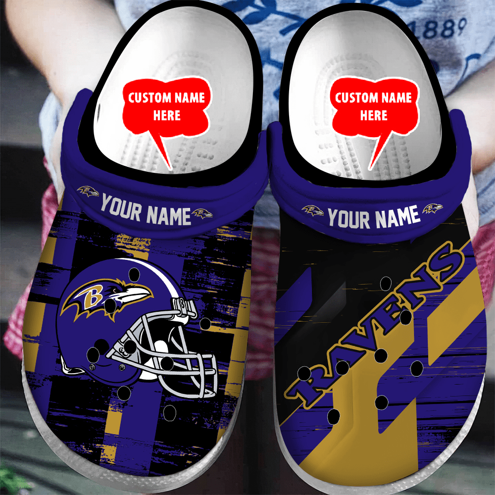 Baltimore Ravens Personalized Limited Clog BGCR402