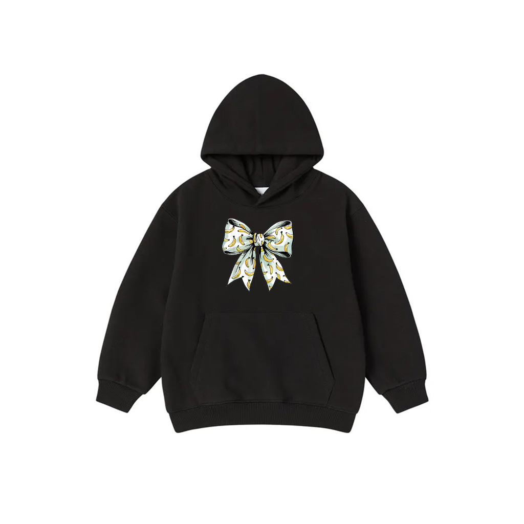 Banana Squad Coquette Bow Banana Lover Team Banana Crew Hoodie