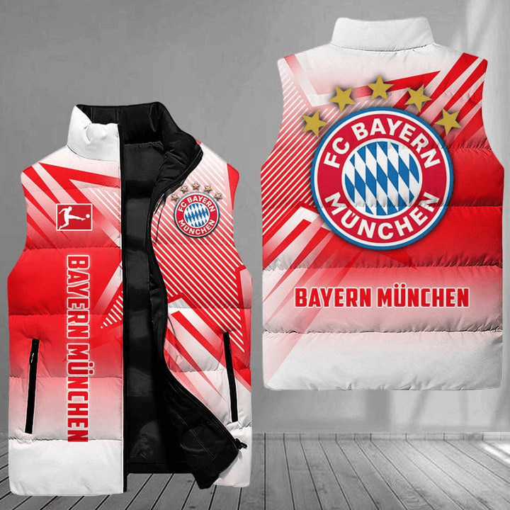 Bayern Munich Fc Bundesliga Sleeveless Puffer Jacket