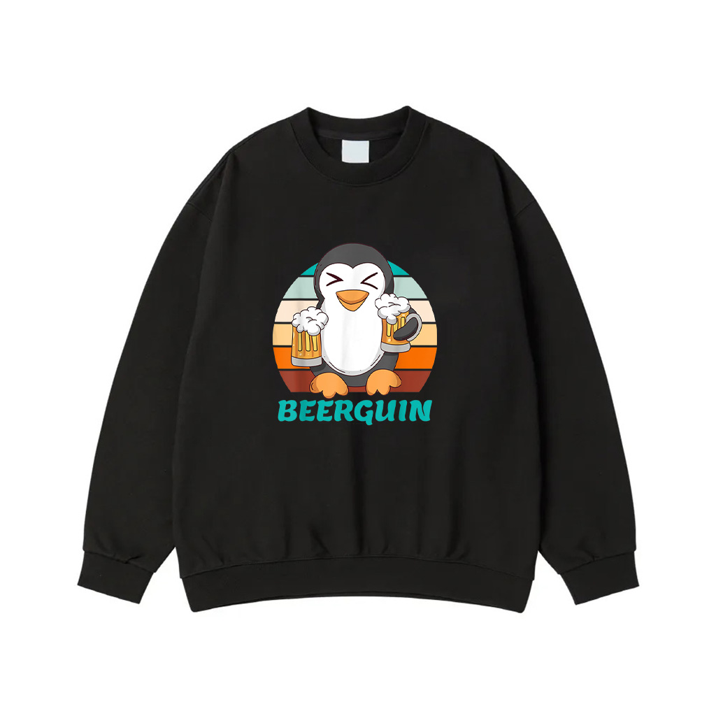 Beer Penguin Beer Men Beer Father S Day Party Festival Sweatshirt