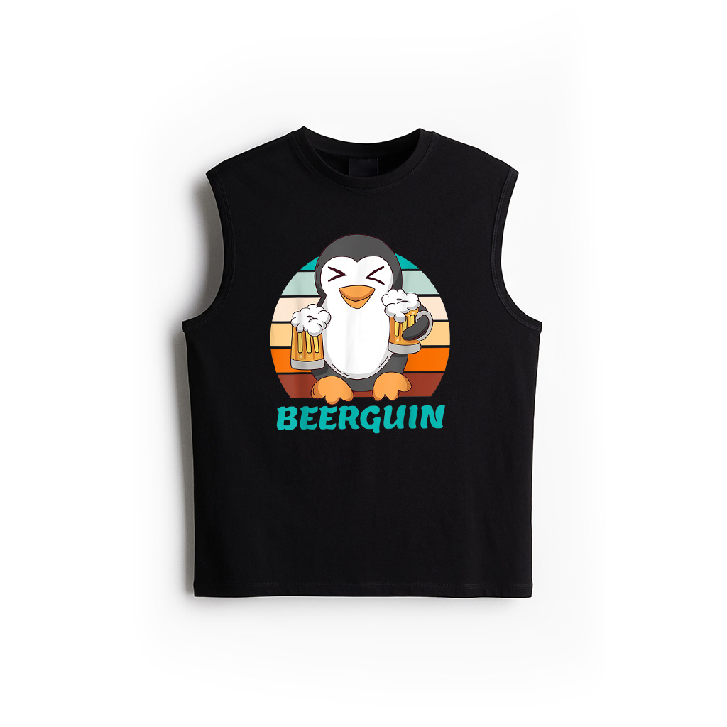 Beer Penguin Beer Men Beer Father S Day Party Festival Tank Top