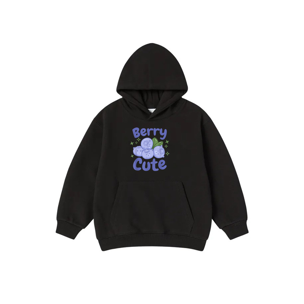 Berry Cute Kawaii Blueberries Hoodie
