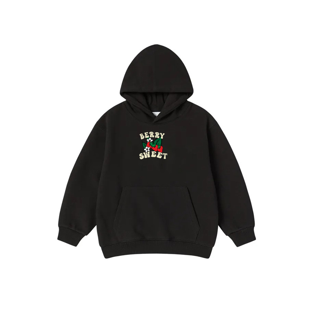Berry Sweet Vintage Strawberry Fresh Cute Summer Picnic Hoodie
