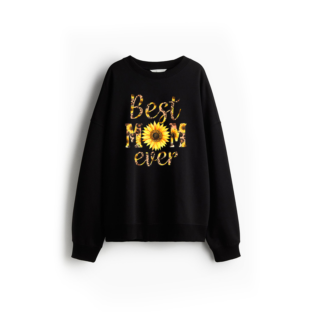 Best Mom Ever Sunflower Sweatshirt 21-07-2025