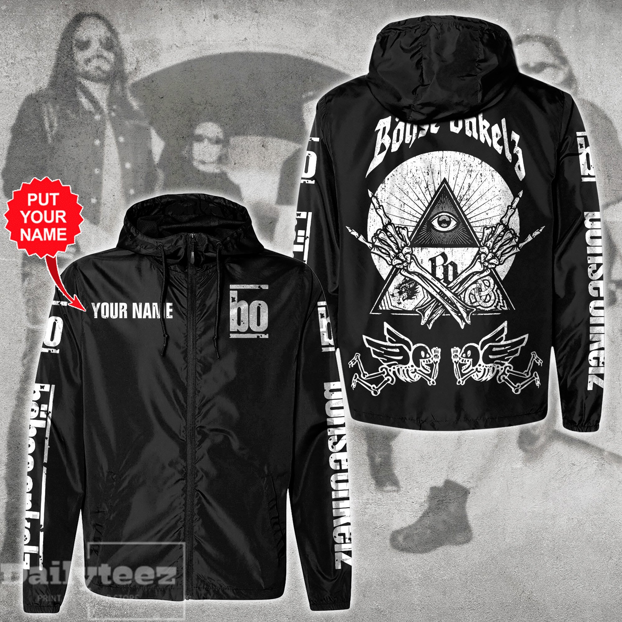 Bhse Onkelz Music Personalized Style Windbreaker Jacket