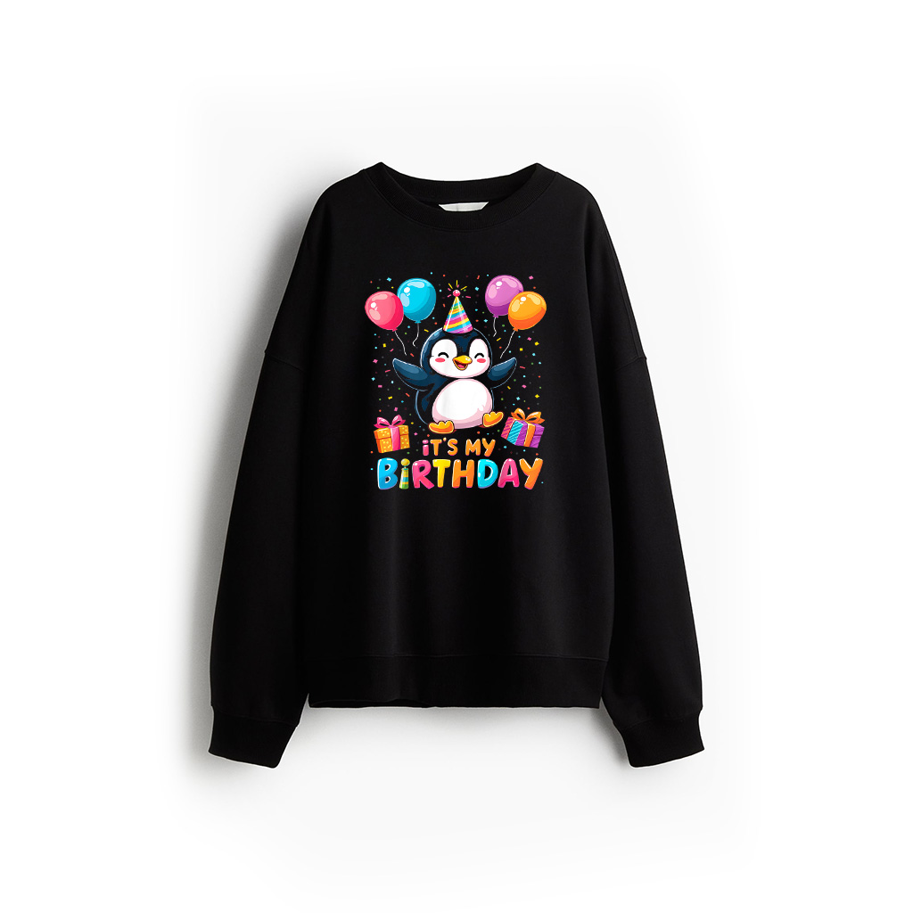 Birthday Penguin Party Sweatshirt