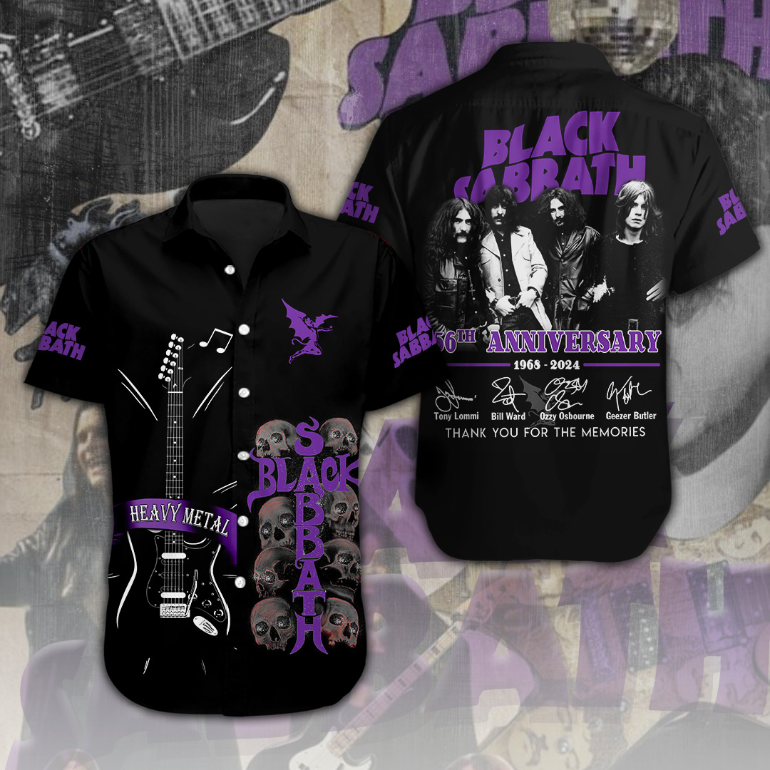 Black Sabbath Music Hawaiian Shirt Gifts For Fans