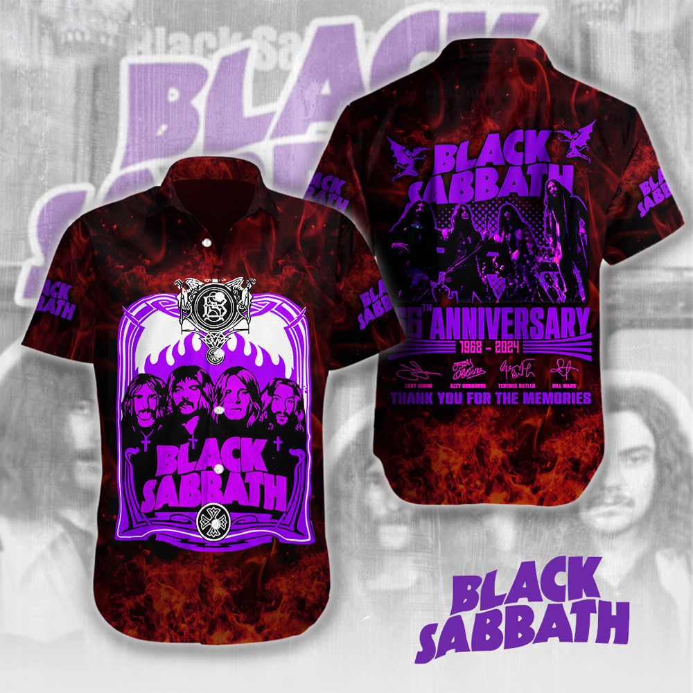Black Sabbath Music Hawaiian Shirt Gifts For Fans