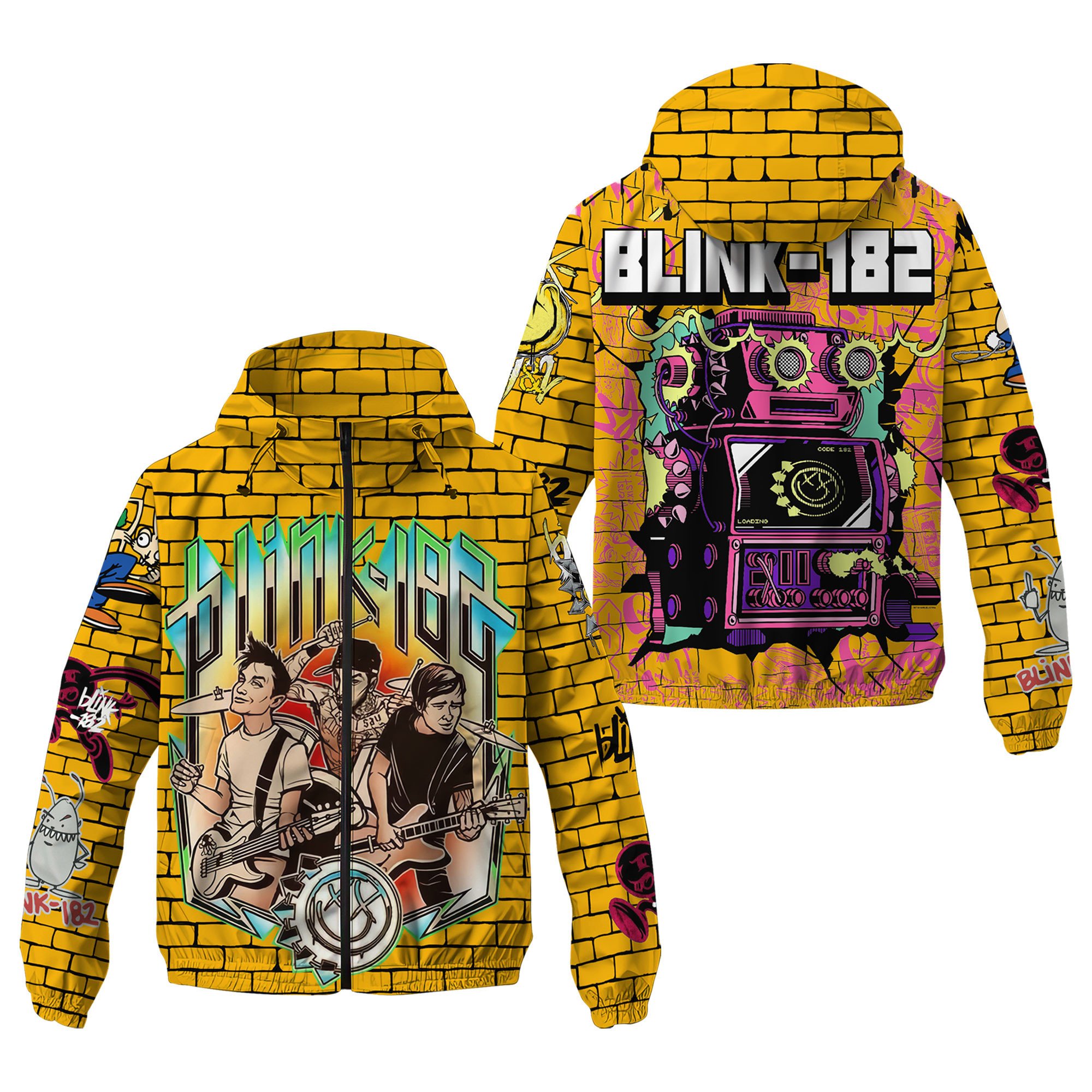 Blink 182 Music Windbreaker Outdoor Jacket