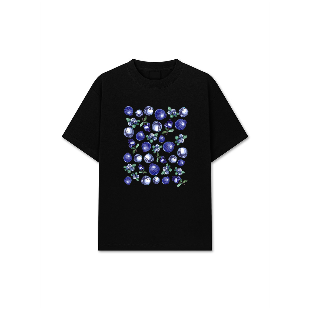 Blueberries Aesthetic Vintage Graphic Fruit Lover Gardener T-Shirt