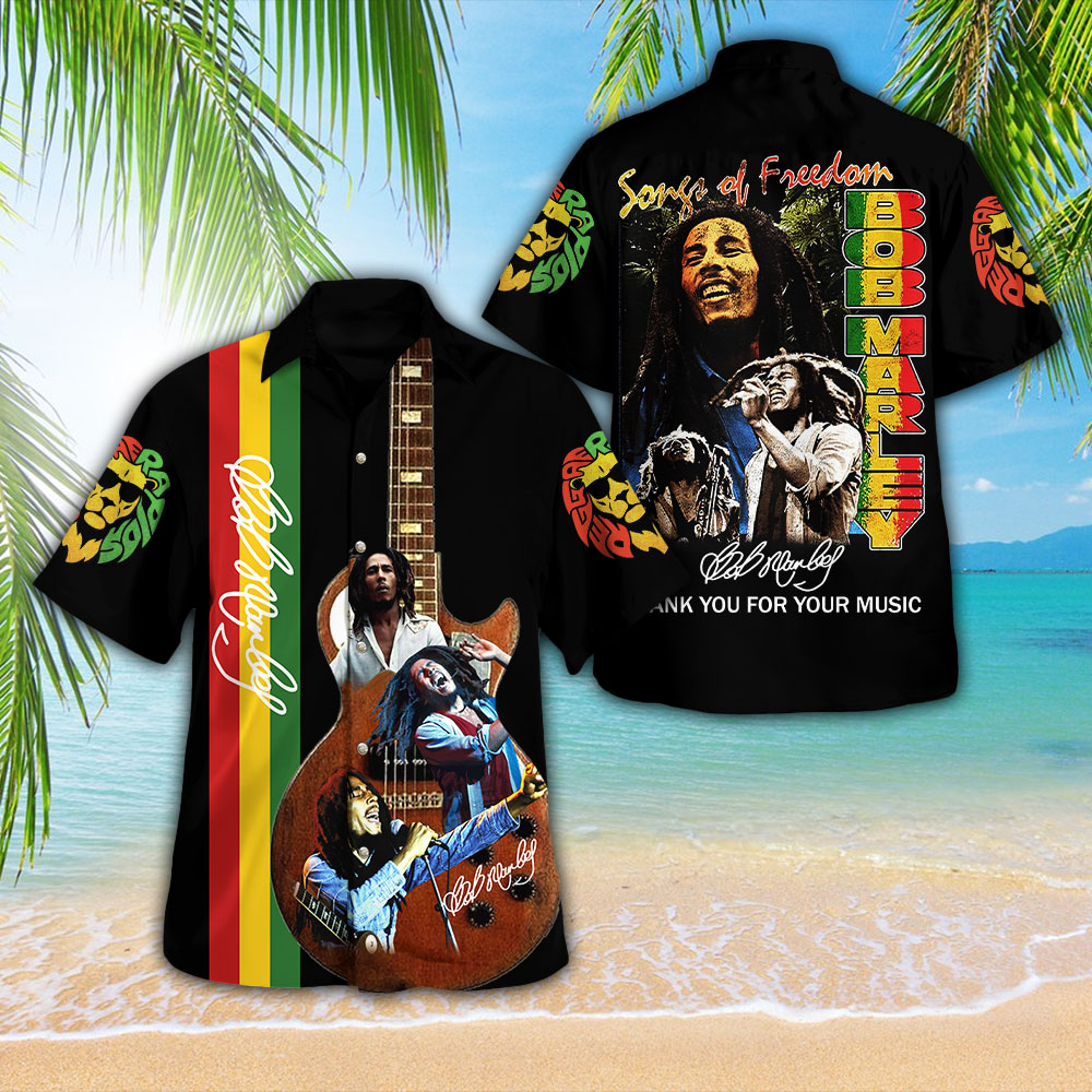 Bob Marley Music Hawaiian Shirt Gifts For Fans