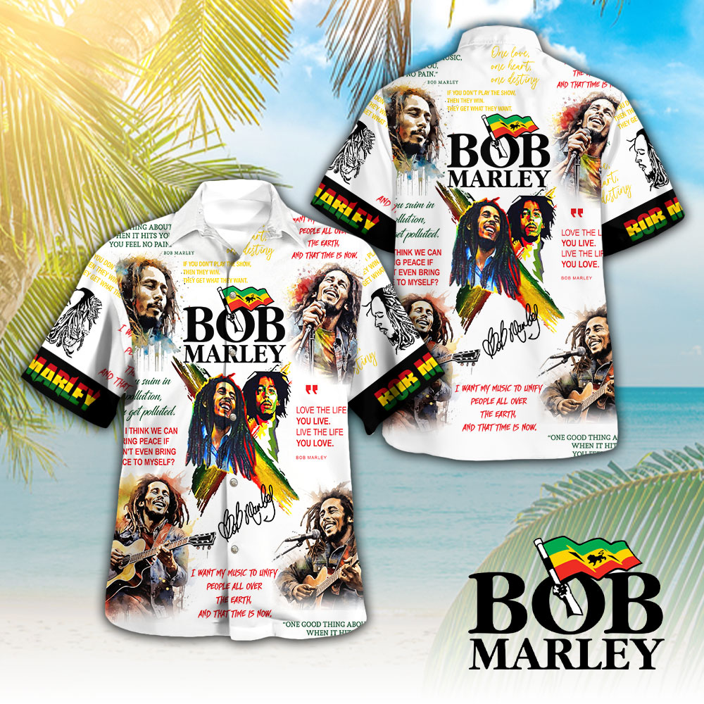 Bob Marley Music Hawaiian Shirt Gifts For Fans