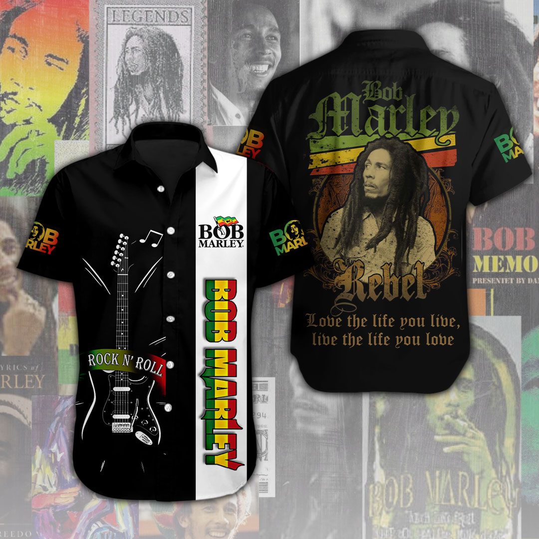 Bob Marley Music Hawaiian Shirt Gifts For Fans