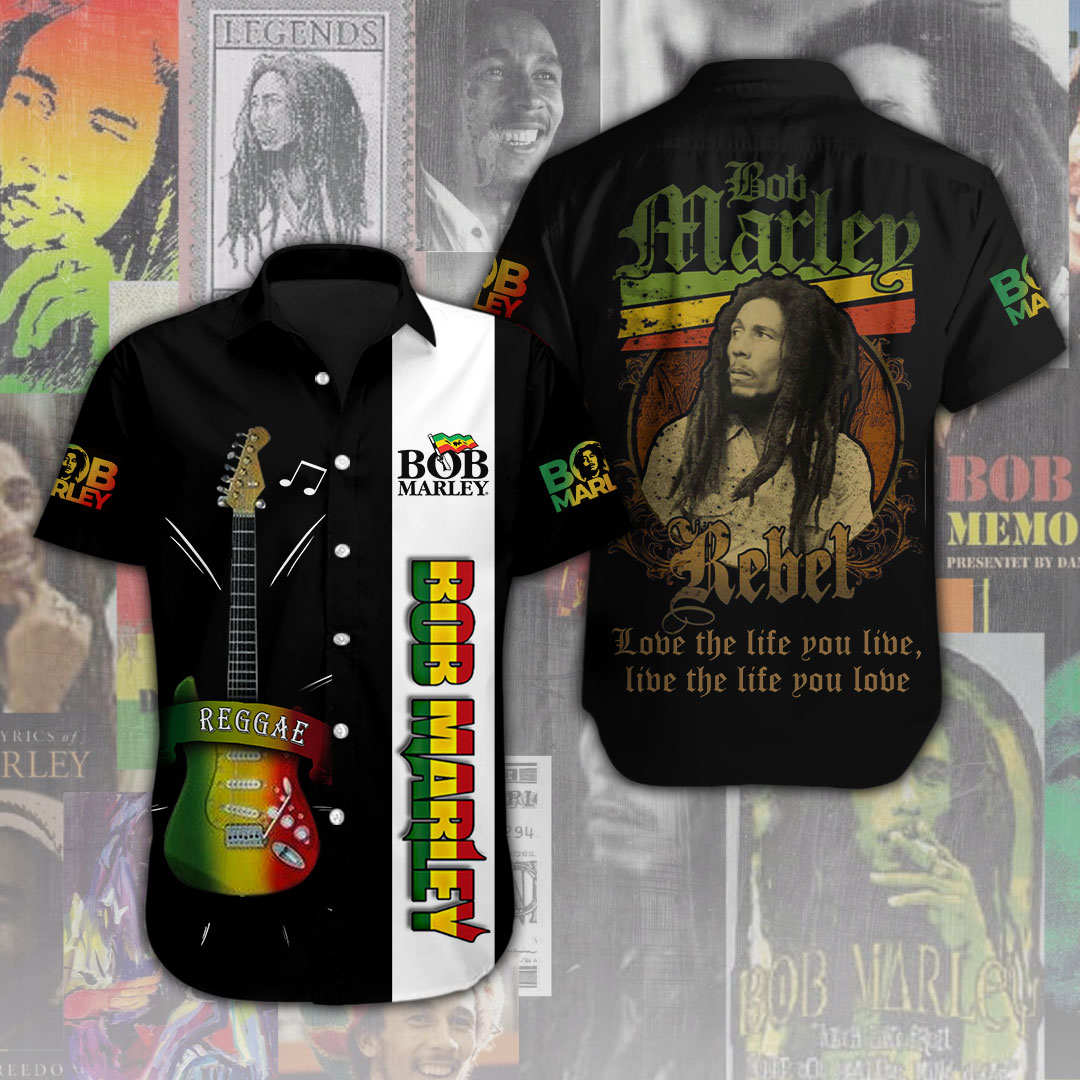 Bob Marley Music Hawaiian Shirt Gifts For Fans