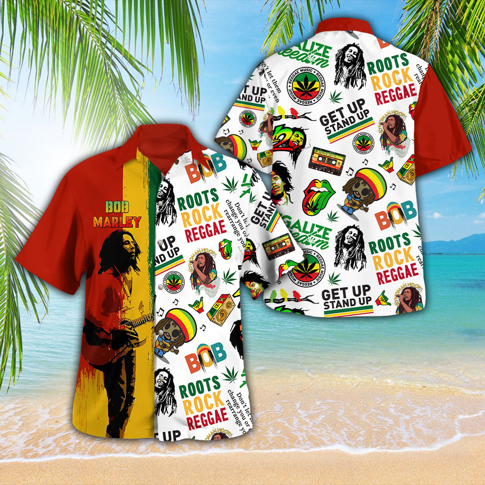 Bob Marley Music Hawaiian Shirt Gifts For Fans