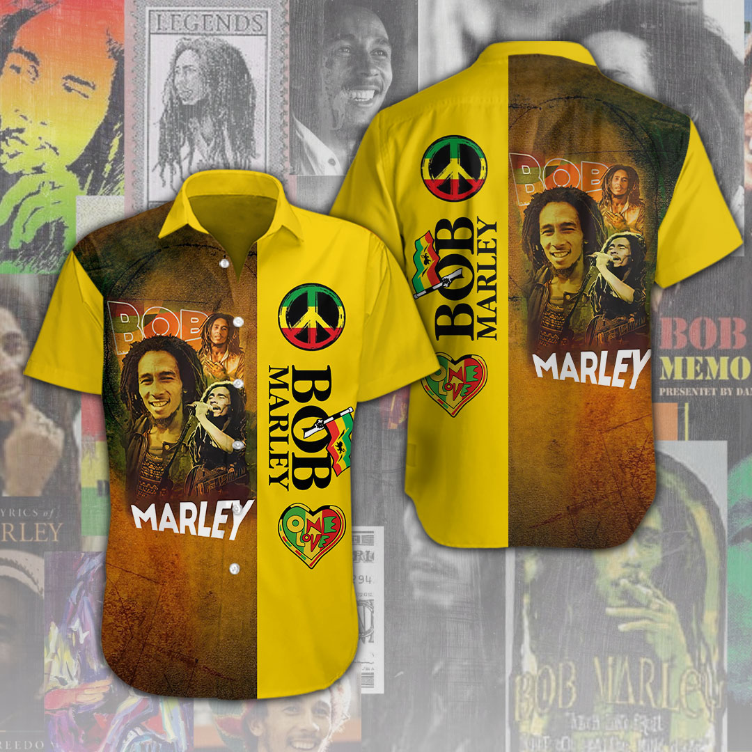 Bob Marley Music Hawaiian Shirt Gifts For Fans