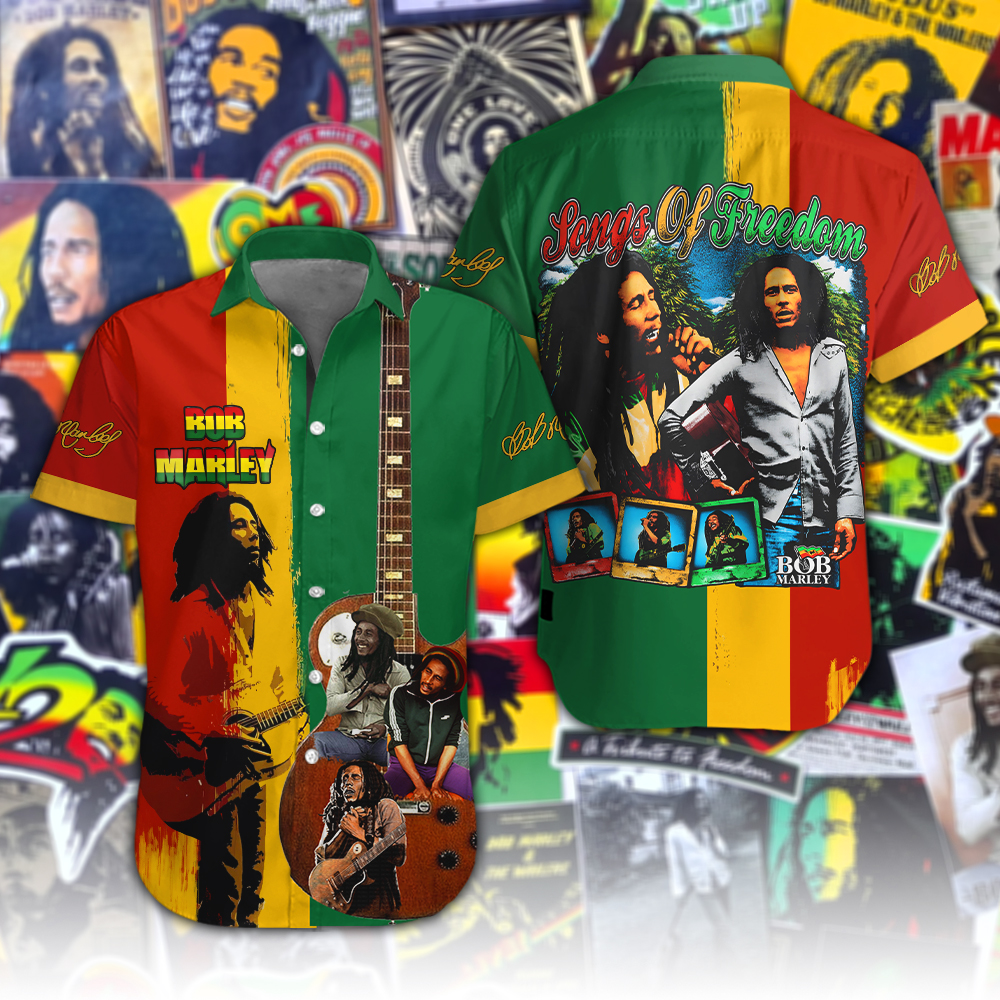 Bob Marley Music Hawaiian Shirt Gifts For Fans